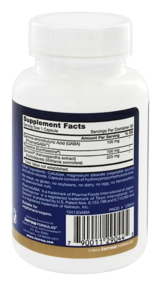 Comprar GABA Soothe - Cápsulas vegetarianas 30 Jarrow Formulas - Imagem 2
