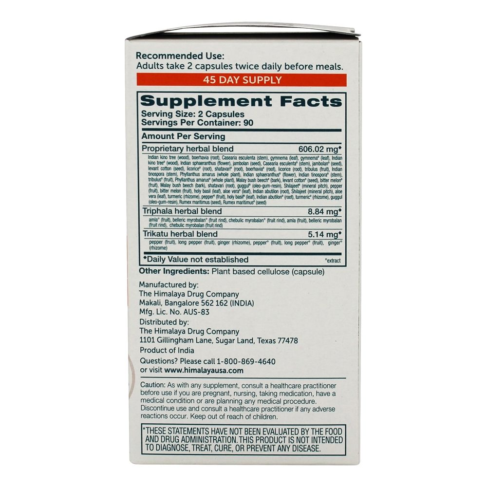 Comprar GlucoCare para a saúde natural da glicose do sangue - Cápsulas vegetarianas 180 Himalaya Herbal Healthcare - Imagem 2