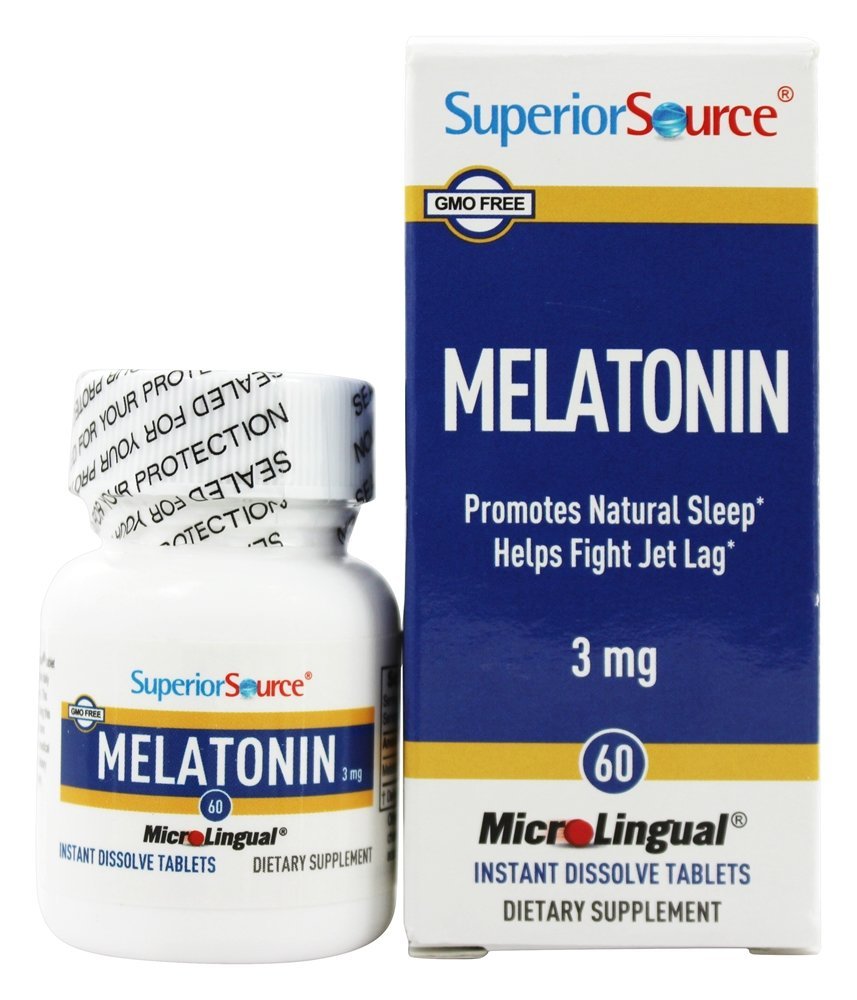 Comprar Melatonina Dissolver instantaneamente 3 mg. - 60 Tablets Superior Source