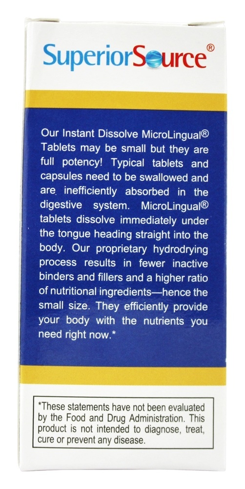 Comprar Melatonina Dissolver instantaneamente 3 mg. - 60 Tablets Superior Source - Imagem 3