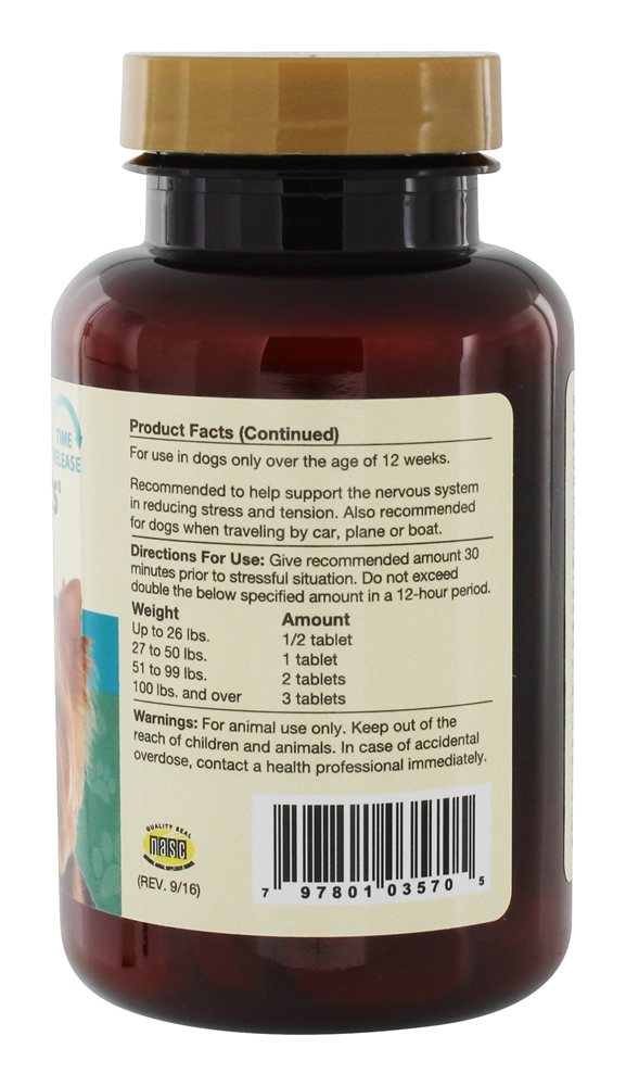 Comprar Momentos tranquilos, ajuda calmante para cães - 30 comprimidos mastigáveis NaturVet - Imagem 3