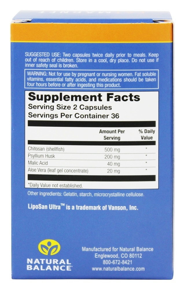 Comprar Gerenciamento de peso de ação rápida - Cápsulas 72 Natural Balance - Imagem 2