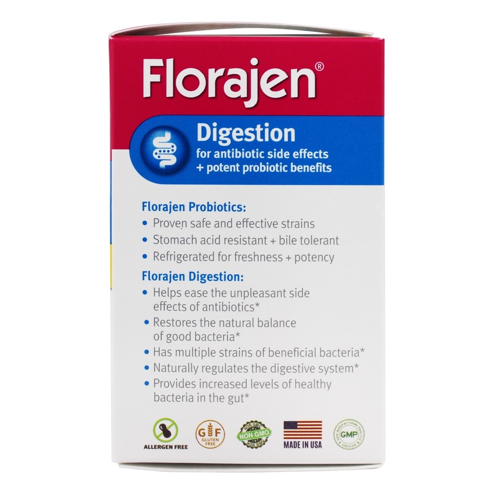 Comprar Suplemento Probiótico Multi-Cepas para Digestão 15 Bilhões de UFC - Cápsulas 60 Florajen - Imagem 2