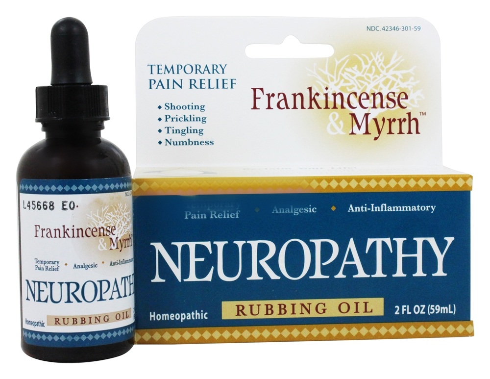 Comprar Todo o óleo de fricção natural da neuropatia - 2 fl. oz. Frankincense & Myrrh - Imagem 2