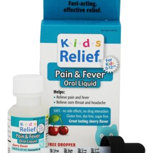 Comprar Crianças Alívio da Dor e Febre Oral Líquido Sabor Cereja - 0.85 fl. oz. Homeolab USA