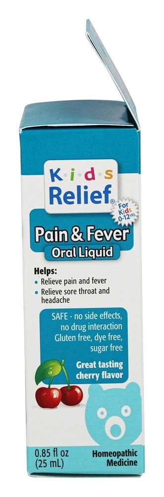Comprar Crianças Alívio da Dor e Febre Oral Líquido Sabor Cereja - 0.85 fl. oz. Homeolab USA - Imagem 4