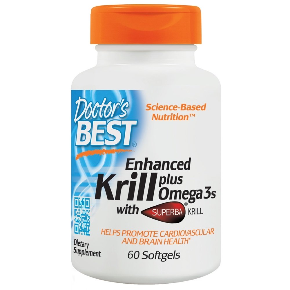 Comprar Enhanced Krill Plus Omega 3s Com Superba Krill - 60 Softgels Doctor's Best