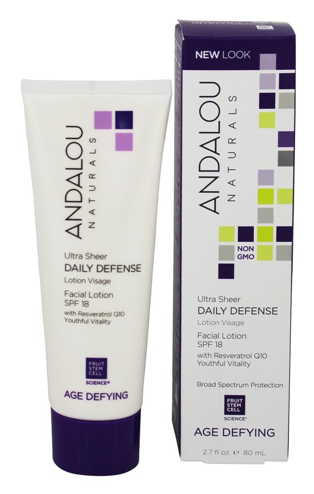 Comprar Idade Desafiando Extremista Puro Diário Defesa Facial Loção 18 SPF - 2.7 fl. oz. Andalou Naturals