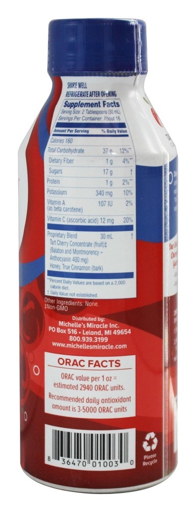 Comprar Azedo Cereja Concentrar Articulação Fórmula Criado por Michelle Milagre - 16 fl. oz. Cherry Works - Imagem 2