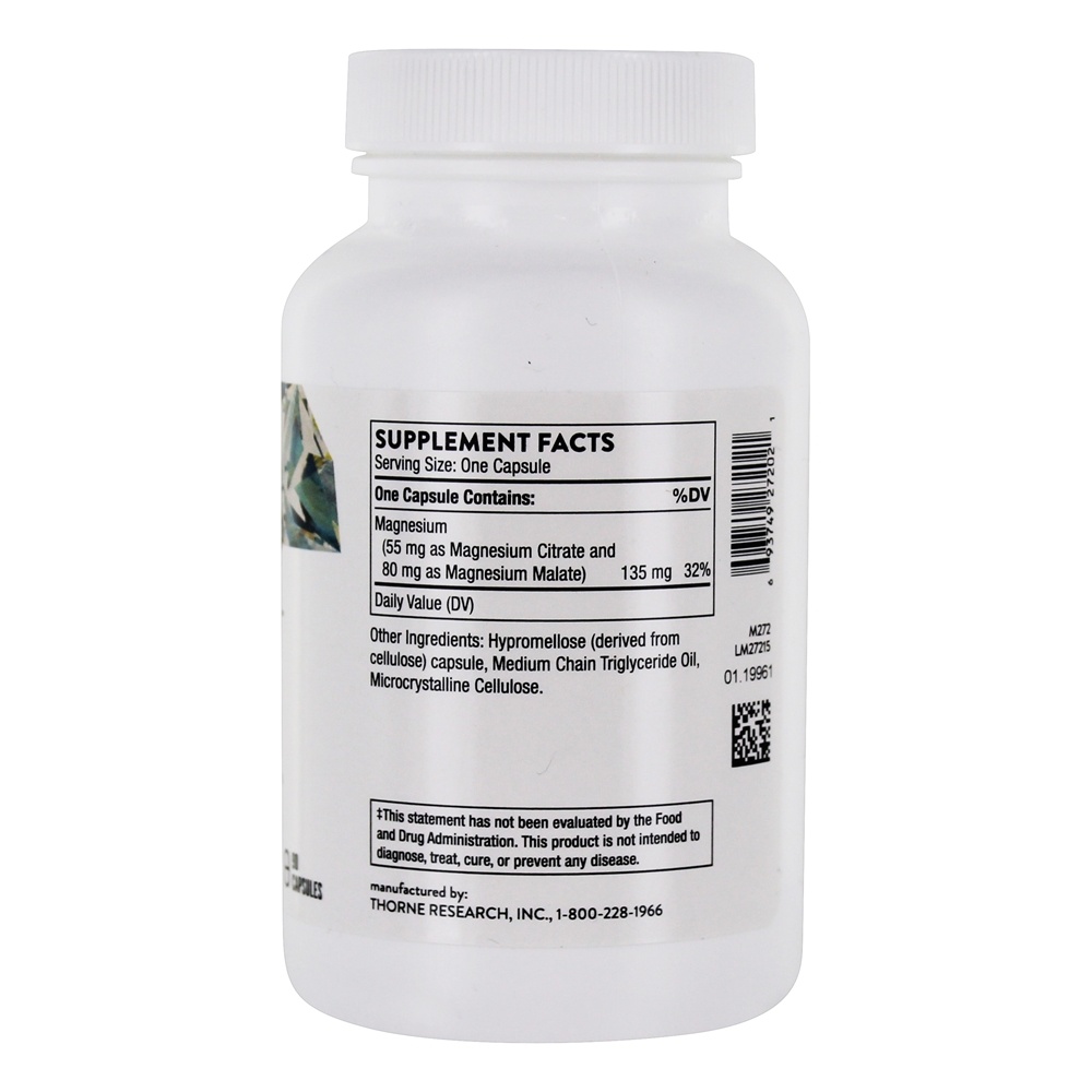 Comprar CitraMate de magnésio 150 mg . - Cápsulas vegetarianas 90 Thorne Research - Imagem 2