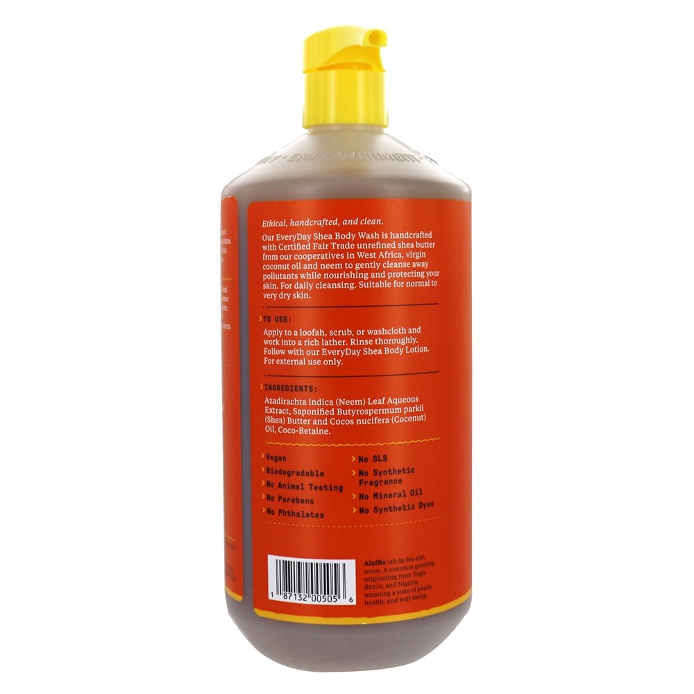 Comprar Everyday Shea lavagem do corpo sem perfume - 32 fl. oz. Alaffia - Imagem 2