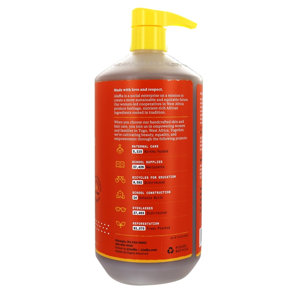 Comprar Everyday Shea lavagem do corpo sem perfume - 32 fl. oz. Alaffia - Imagem 3
