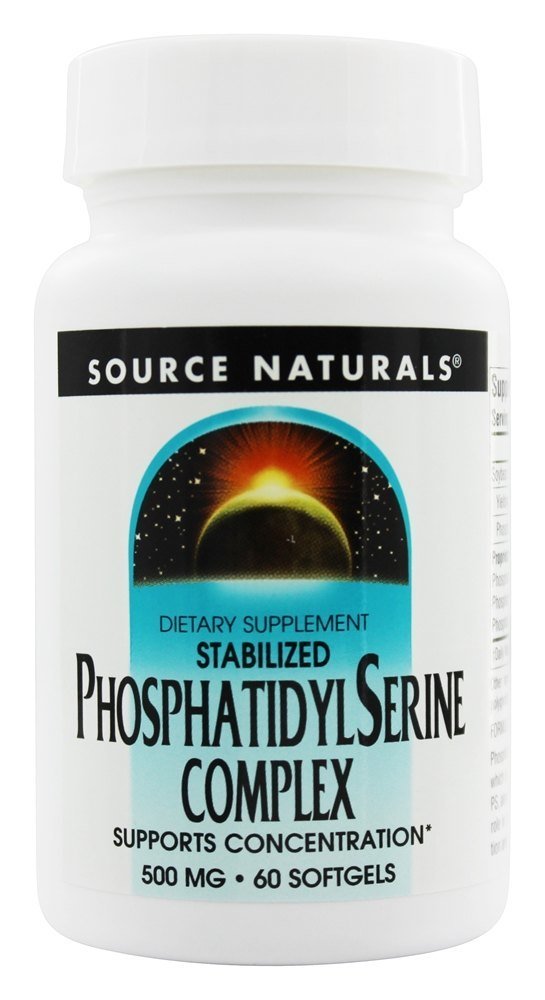 Comprar Complexo Estabilizado de Fosfatidil Serina 500 mg. - 60 Softgels Source Naturals