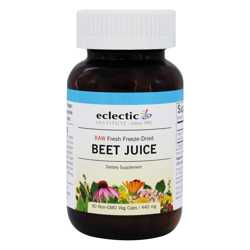 Comprar Suco de Beterraba Fresco Liofilizado 440 mg. - Cápsulas vegetarianas 90 Eclectic Institute