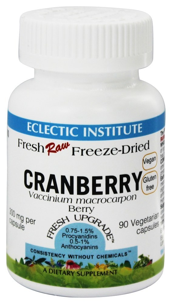 Comprar Oxicoco Fresco Cru Congelar-Secas 300 mg. - Cápsulas vegetarianas 90 Eclectic Institute