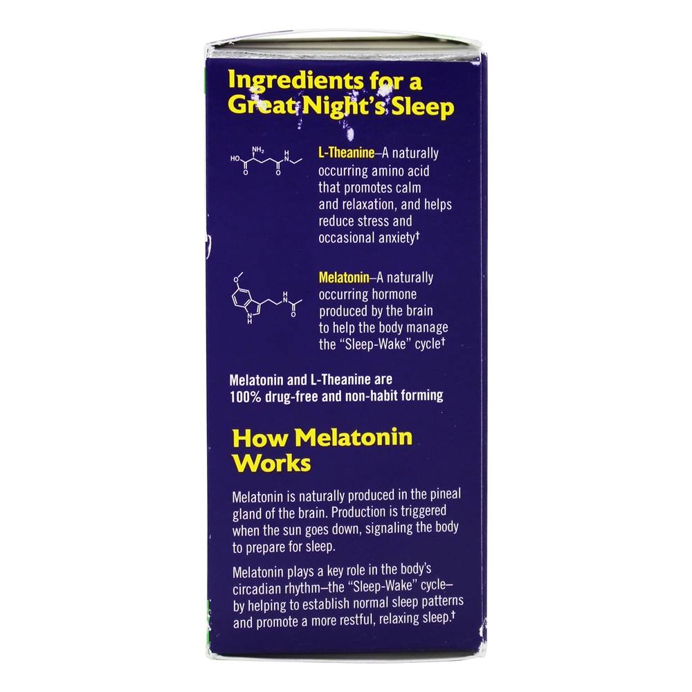 Comprar Melatonina Avançada Calma Sono Rápido Dissolver Sabor A Morango - 60 Tablets Natrol - Imagem 3