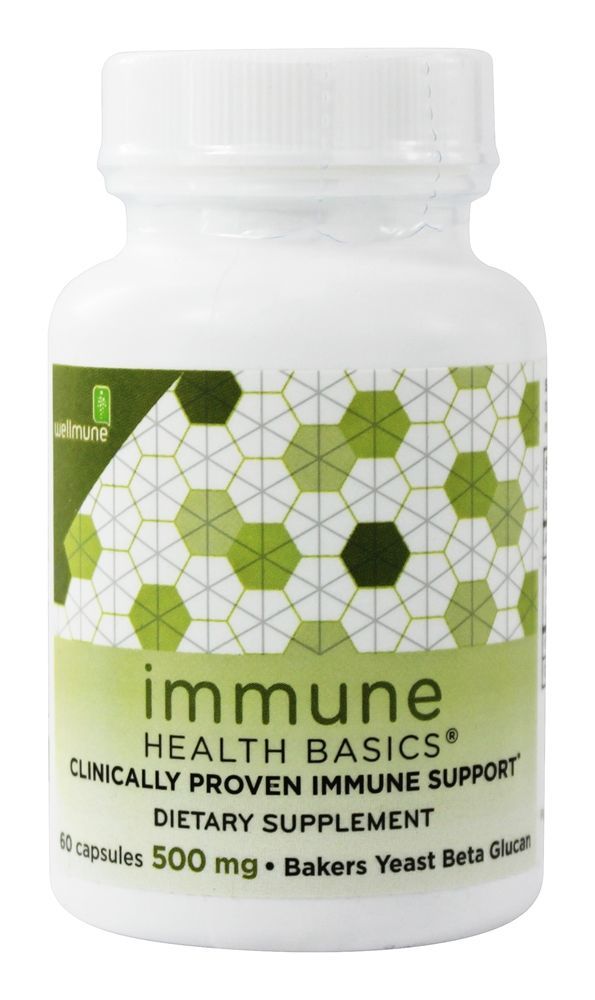 Comprar Beta Glutan com Wellmune WGP para Saúde Imunológica 500 mg. - Cápsulas 60 Immune Health Basics