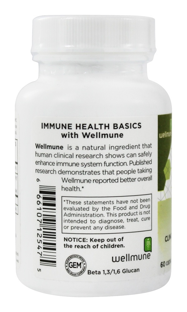Comprar Beta Glutan com Wellmune WGP para Saúde Imunológica 500 mg. - Cápsulas 60 Immune Health Basics - Imagem 3