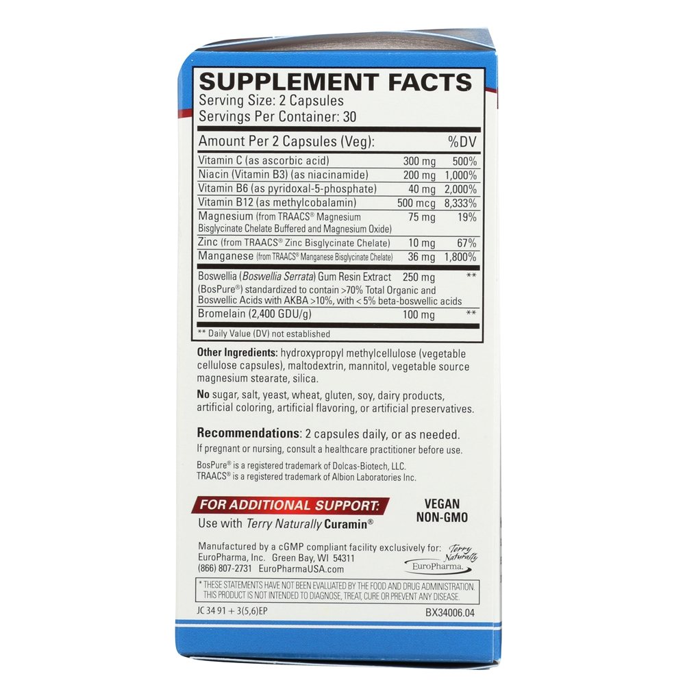 Comprar Terry Naturalmente Ligamentos e Tendões Saudáveis - Cápsulas 60 EuroPharma - Imagem 2