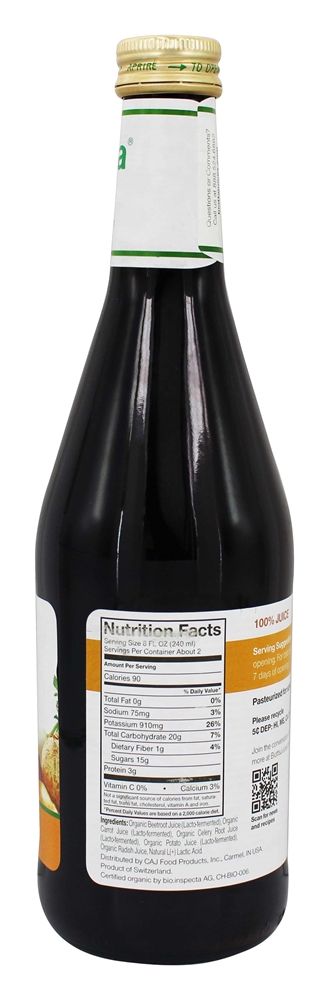 Comprar Suco de vegetais Breuss - 16.9 fl. oz. Biotta - Imagem 2