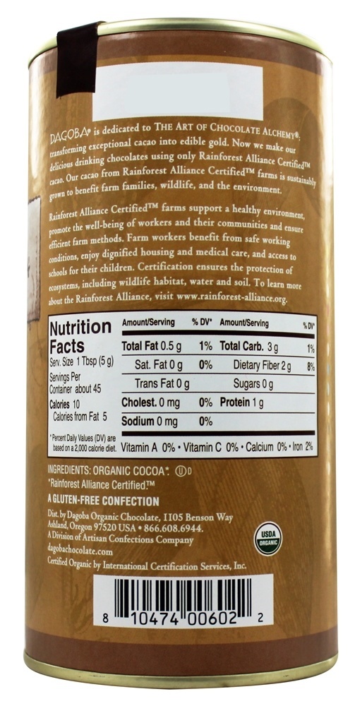 Comprar Pure Cacau em pó orgânico - 8 oz. Dagoba Organic Chocolate - Imagem 2