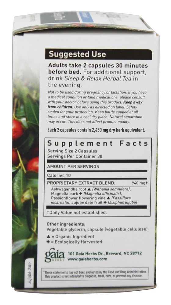 Comprar SleepThru - Cápsulas vegetarianas 60 Gaia Herbs - Imagem 2