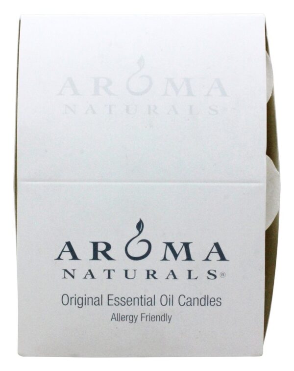 Comprar Meditação Naturalmente Misturada Eco-Vela Votiva Patchouli & Incenso - 1 Conte Aroma Naturals - Imagem 4