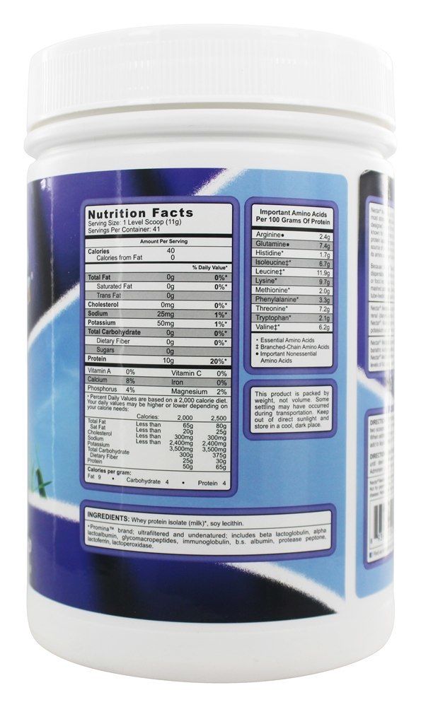 Comprar Néctar Médico Soro de leite coalhado Proteína Isolar Unflavored - 1 libra. Syntrax - Imagem 2