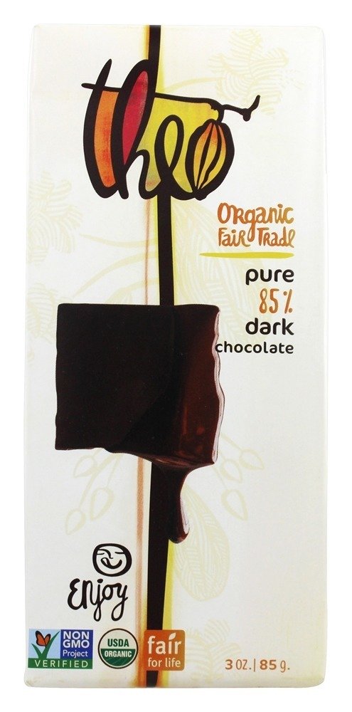 Comprar Comércio orgânico e justo 85 barra de chocolate escuro Pure - 3 oz. Theo Chocolate