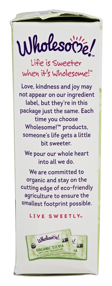 Comprar Estévia Orgânica - 75 Pacotes (s) Wholesome! - Imagem 4