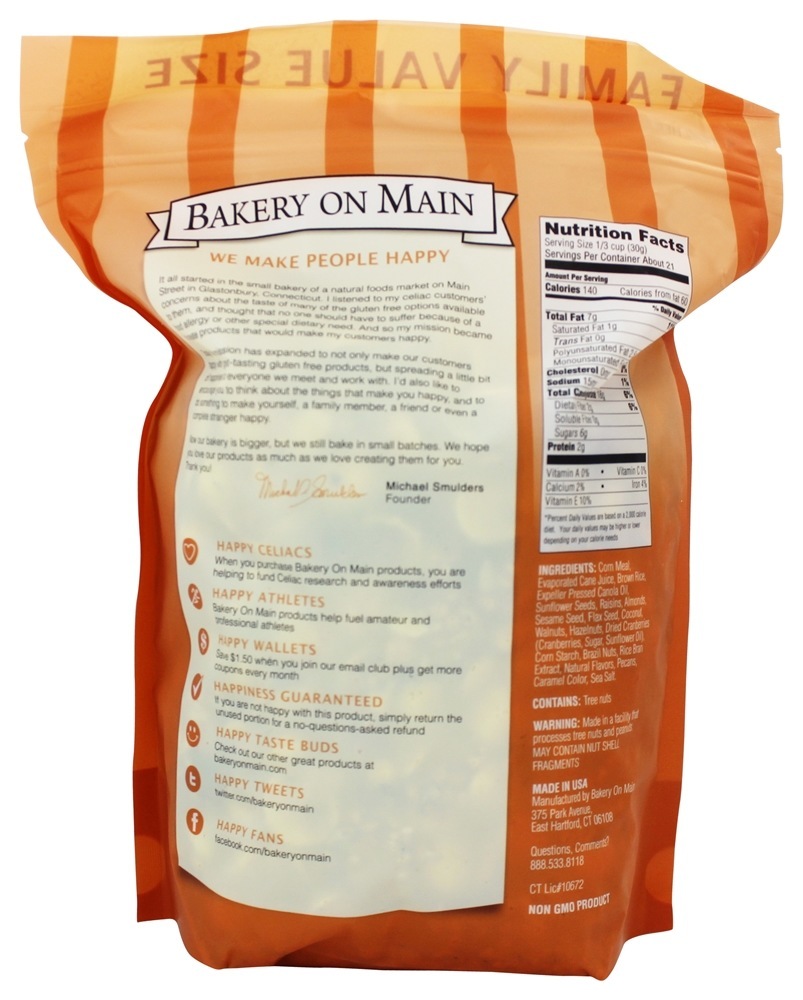 Comprar Granola Sem Glúten Frutas Extractas & Tamanho Da Família De Nozes - 22 oz. Bakery On Main - Imagem 2