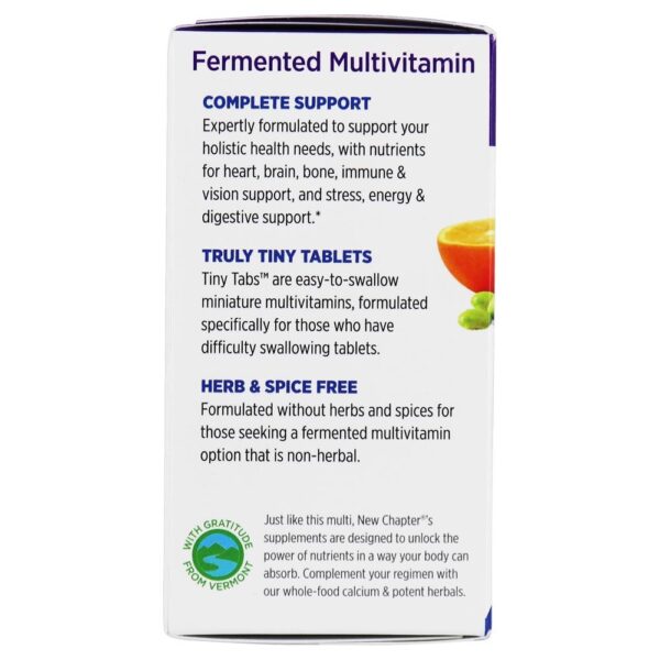 Comprar Multivitaminas Multivitaminas Integrais - 192 Comprimidos vegetarianos New Chapter - Imagem 5
