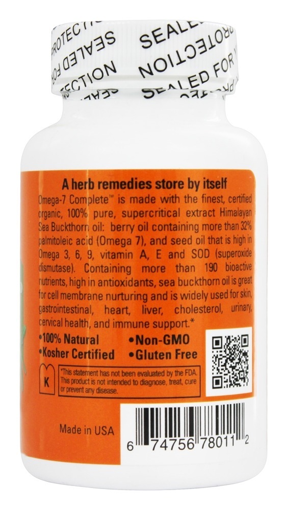 Comprar Omega-7 Completo Mistura de Óleo de Espinheiro Marítimo 500 mg. - 60 Softgels Seabuck Wonders - Imagem 3