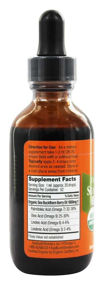 Comprar Cuidado celular intensivo do óleo de baga de espinheiro marítimo - 1.76 fl. oz. Seabuck Wonders - Imagem 2