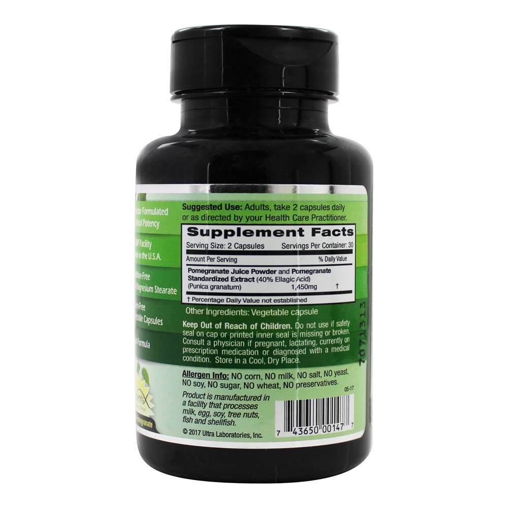 Comprar Romã - 60 Cápsulas Vegetarianas Anteriormente FruitrientsXEmerald Labs - Imagem 2