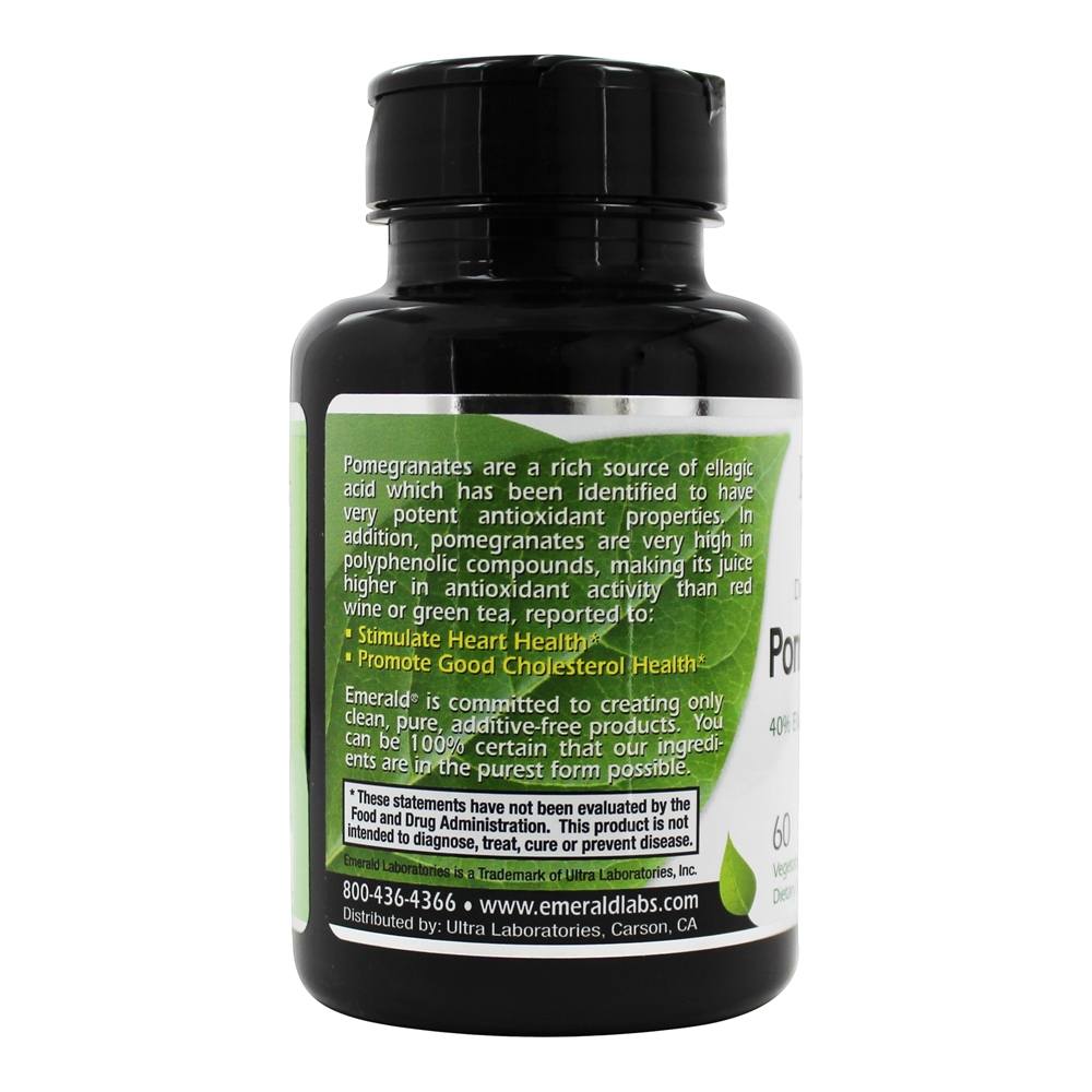 Comprar Romã - 60 Cápsulas Vegetarianas Anteriormente FruitrientsXEmerald Labs - Imagem 3