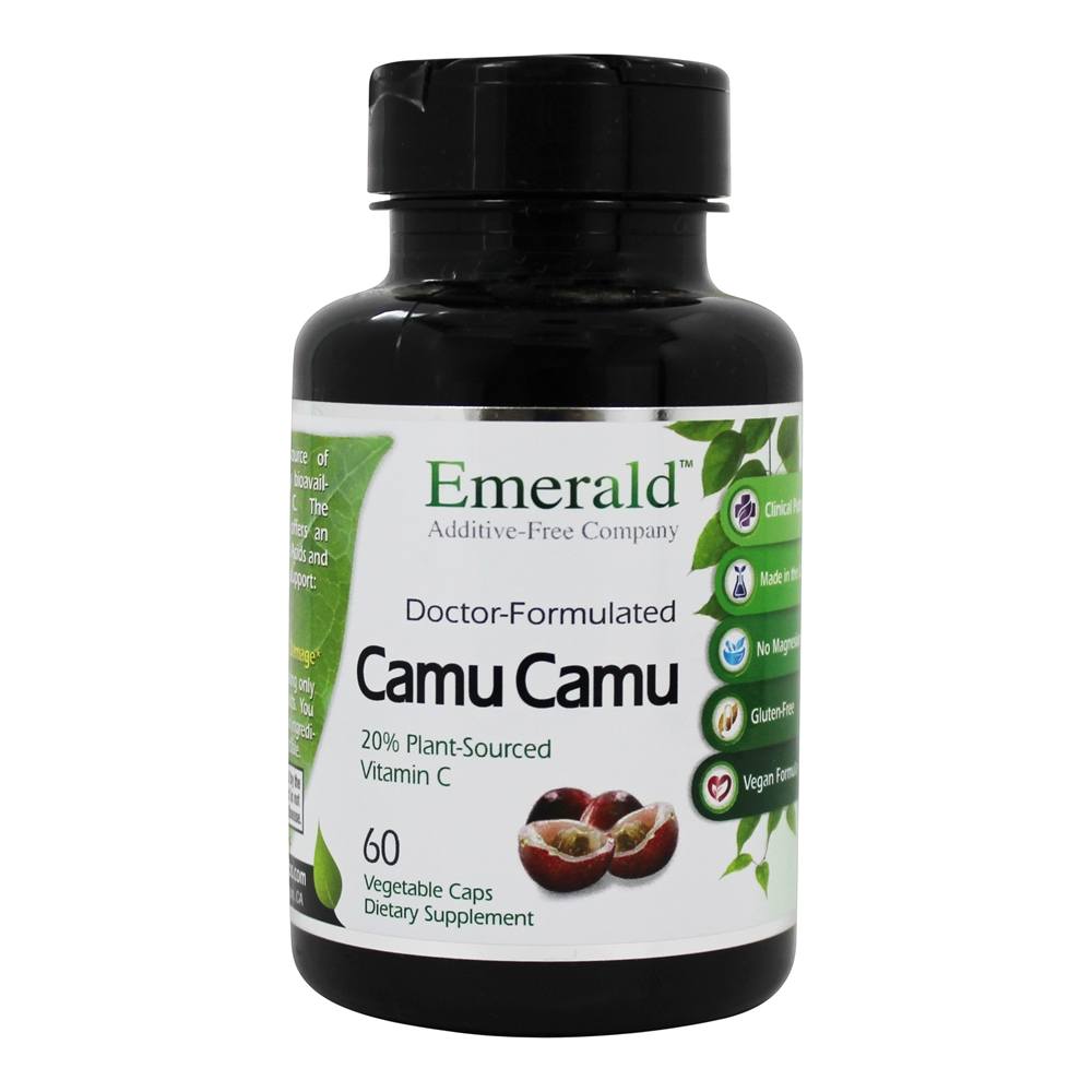 Comprar Camu Camu Natural Fonte Vitamina C - 60 Cápsulas Vegetarianas Anteriormente FruitrientsXEmerald Labs