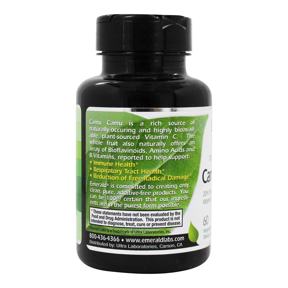 Comprar Camu Camu Natural Fonte Vitamina C - 60 Cápsulas Vegetarianas Anteriormente FruitrientsXEmerald Labs - Imagem 3