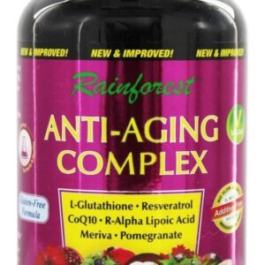 Comprar Resveratrol complexo anti-envelhecimento + CoQ10 - Cápsulas vegetarianas 60 Rainforest