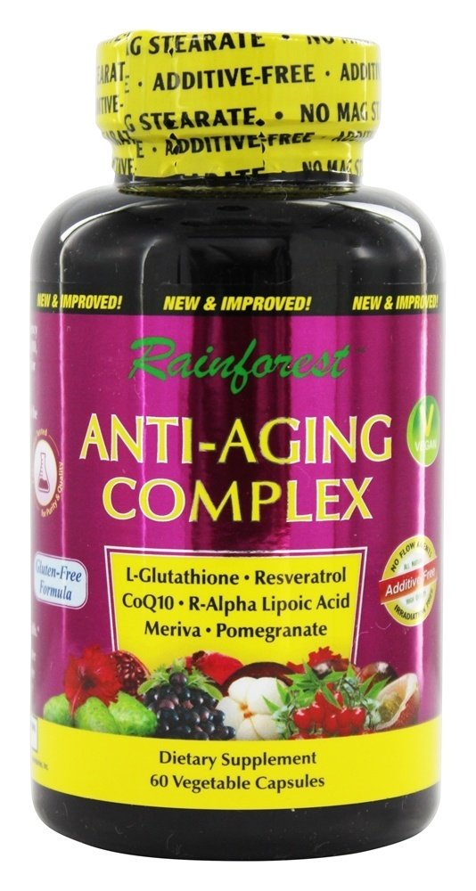 Comprar Resveratrol complexo anti-envelhecimento + CoQ10 - Cápsulas vegetarianas 60 Rainforest