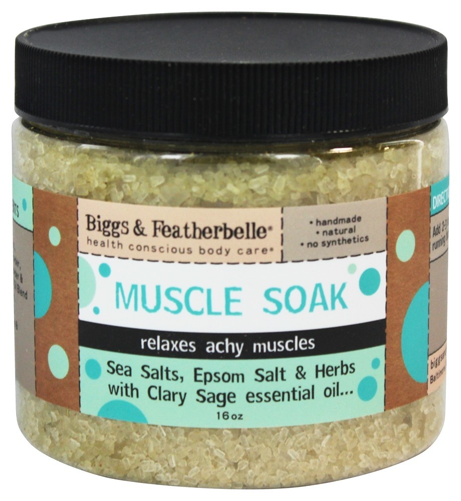 Comprar Músculo Embeber Mar Sais, Epsom Sal & Ervas - 16 oz. Biggs & Featherbelle