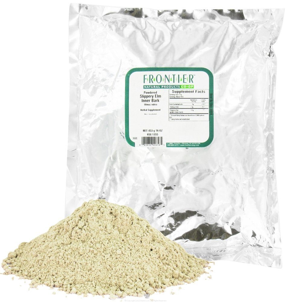 Comprar Casca Interna de Olmo Escorregadio em Pó - 1 lb. Frontier Natural Products - Imagem 2