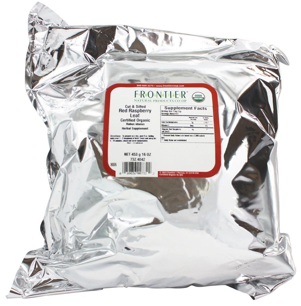 Comprar Folha de Framboesa Vermelha Orgânica Cortada & Peneirada - 1 lb. Frontier Natural Products - Imagem 2