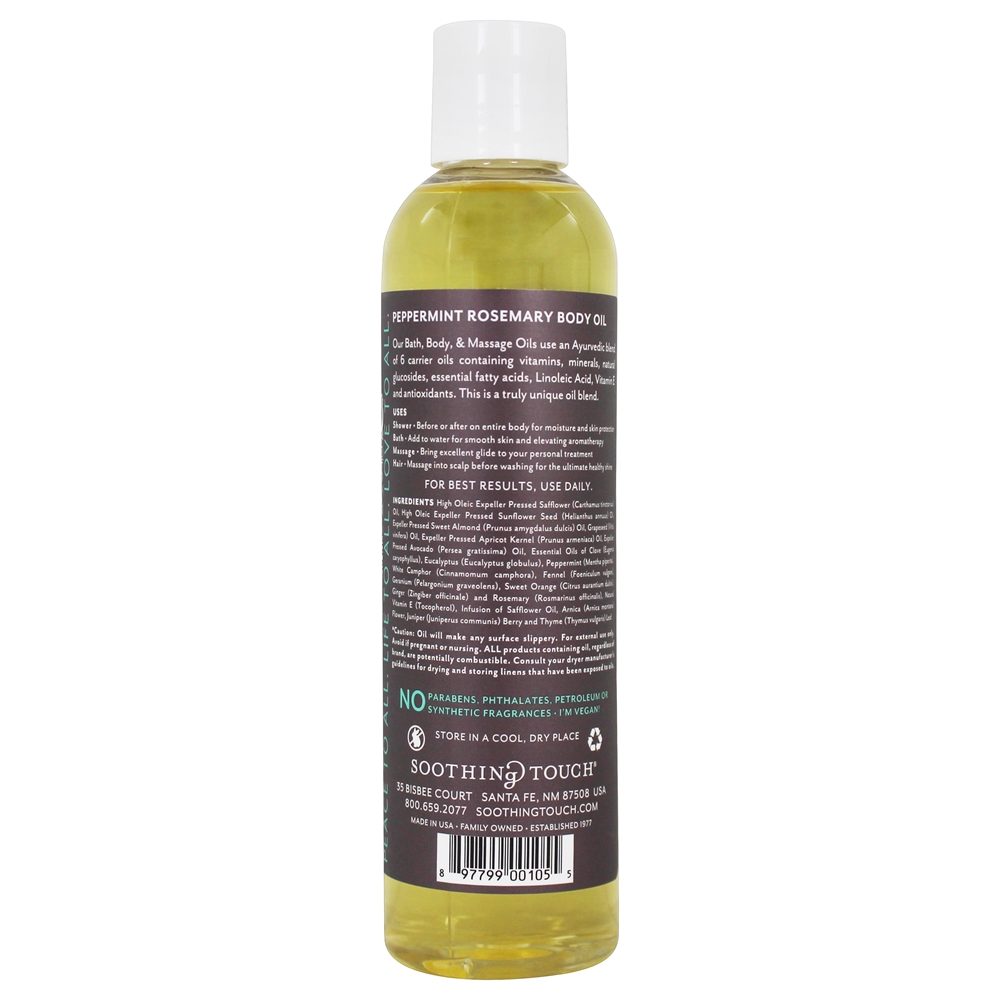 Comprar Óleo de Banho, Corpo e Massagem Muscle Comfort Peppermint Rosemary - 8 fl. oz. Soothing Touch - Imagem 2