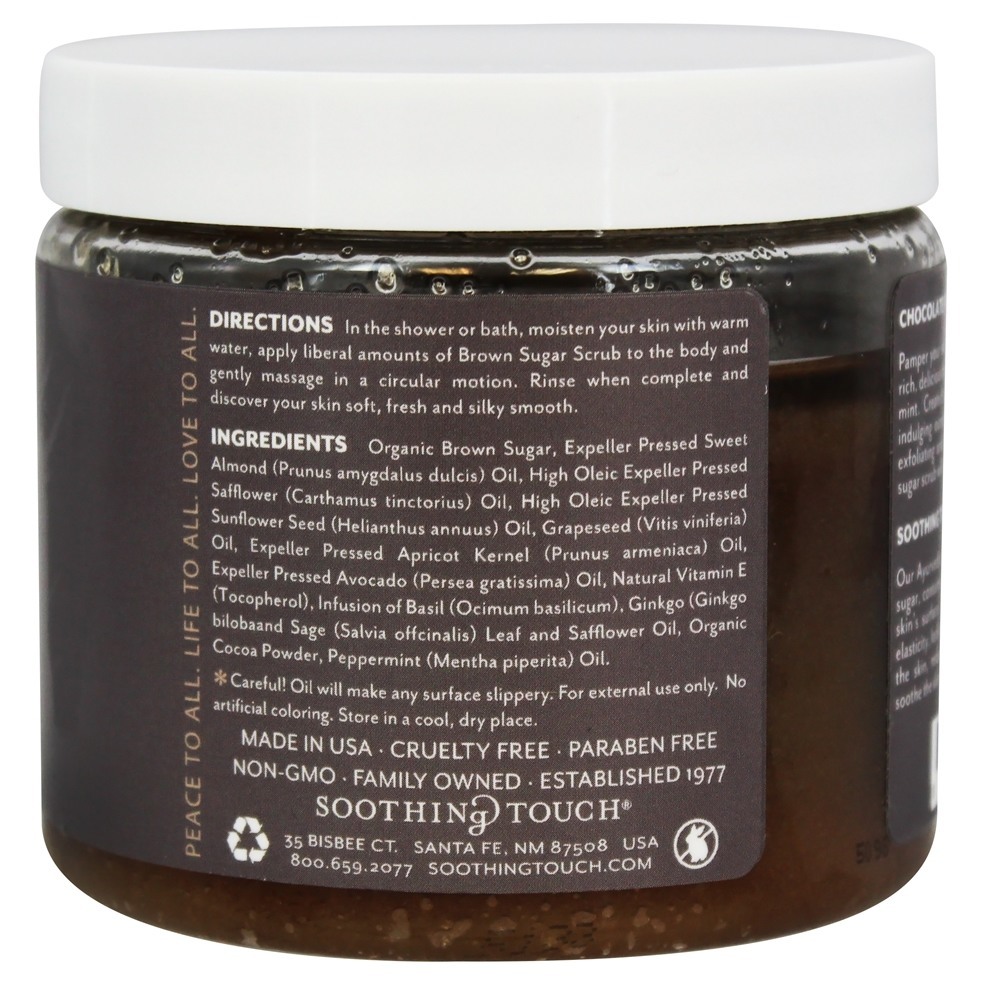 Comprar Esfoliante de Açúcar Mascavo Chocolate Peppermint Indulgente - 16 oz. Soothing Touch - Imagem 2