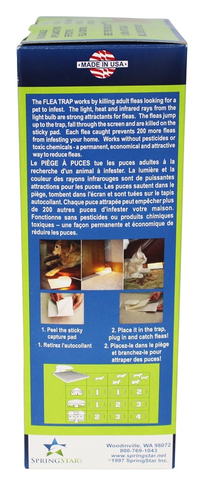 Comprar Armadilha elétrica contra pulgas da BioCare com almofada de captura SpringStar - Imagem 3