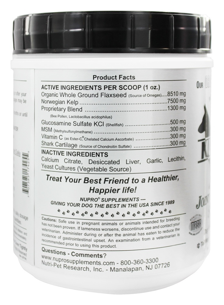 Comprar Suplemento de Saúde Conjunta e de Apoio à Imunidade para Cães - 30 oz. Nupro - Imagem 2