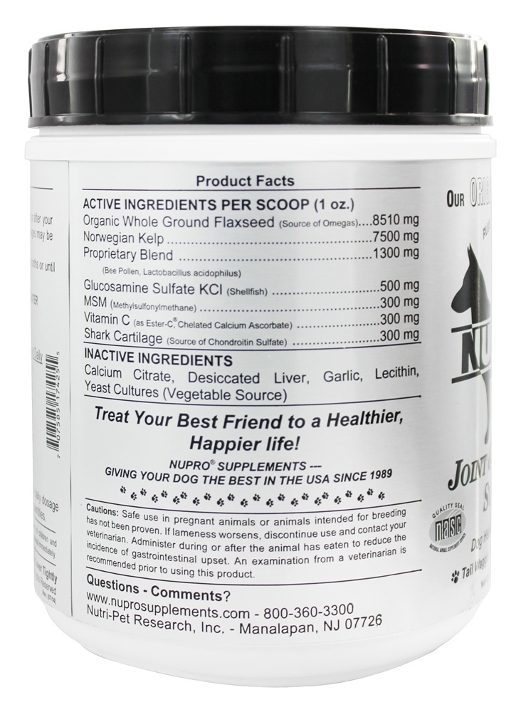 Comprar Suplemento de Saúde Conjunta e de Apoio à Imunidade para Cães - 30 oz. Nupro - Imagem 3