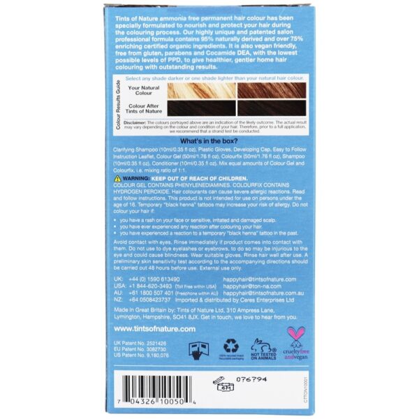Comprar Condicionamento Permanente Cor de Cabelo 5N Castanho Claro Natural - 4.4 fl. oz. Tints Of Nature - Imagem 4