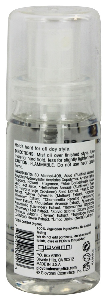 Comprar L.Um. Segurar Cabelo Spritz Máximo Segurar - 2.2 fl. oz. Tamanho da viagem Giovanni - Imagem 2